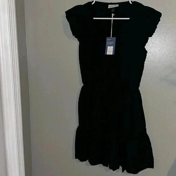 Universal Thread Women's Ruffle Short Sleeve Smocked Mini Dress - Picture 2 of 7